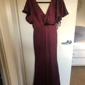 Burgundy Revelry Dress Size 8 NWT